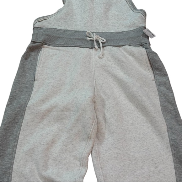 FP Movement by Free People Making It Sweatpants Bib Overalls Grey Combo Size XS - Picture 3 of 8